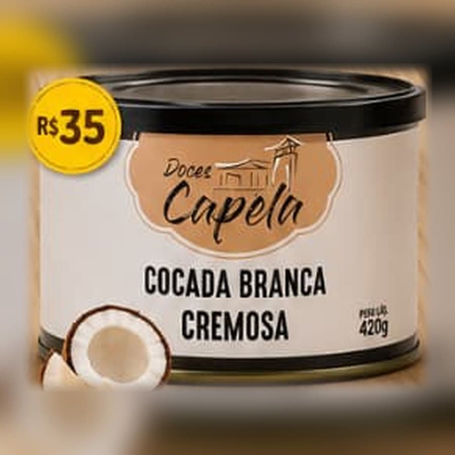 Cocada Branca Cremosa